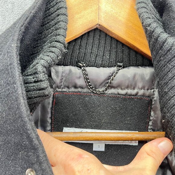 Kenneth Cole Mens Wool Blend Jacket Coat Black Size S - Picture 5 of 15